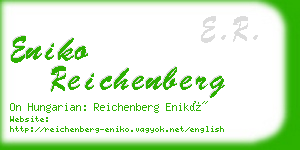 eniko reichenberg business card